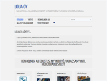 Tablet Screenshot of loija.fi